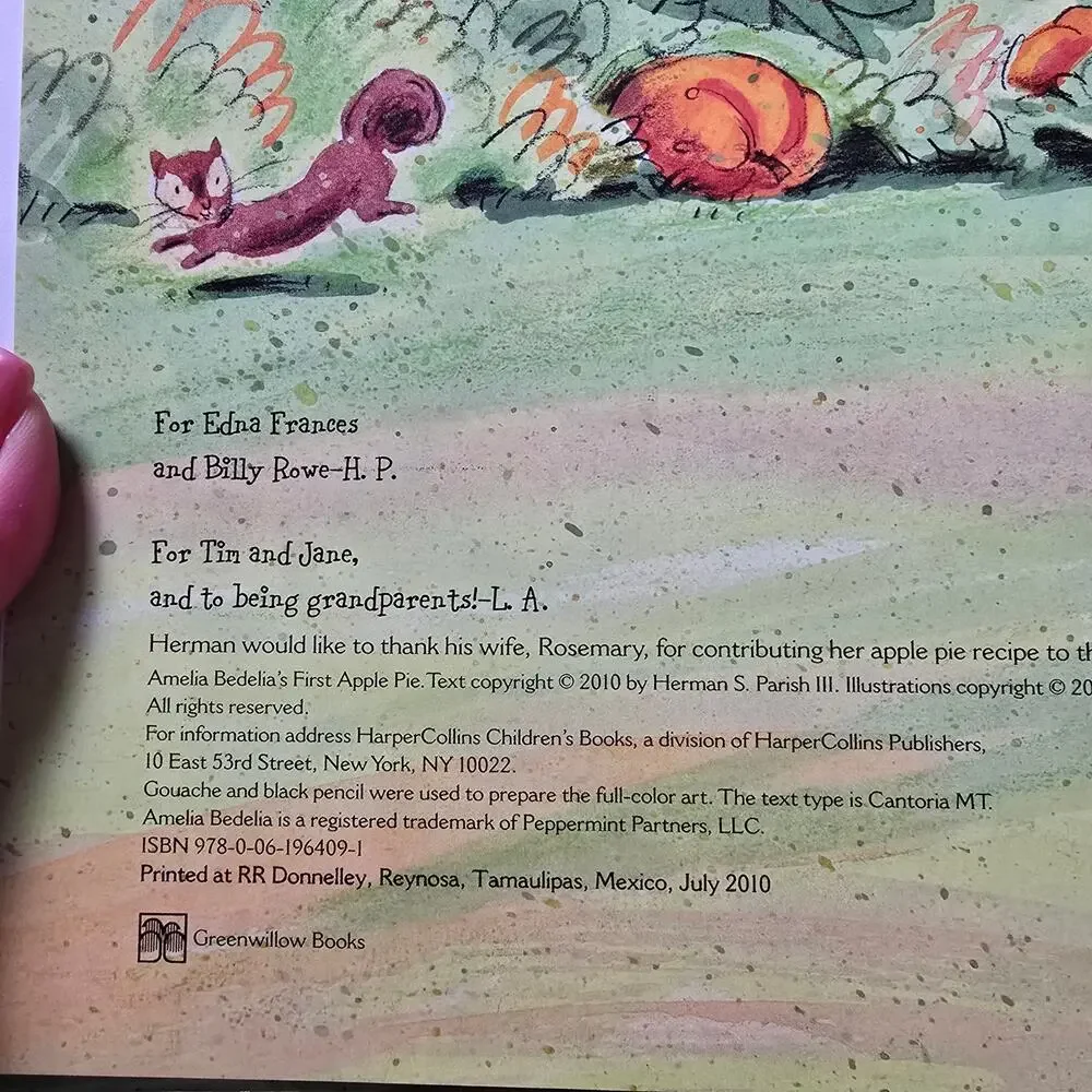 Amelia Bedelias First Pie Pie Parish Hardcover